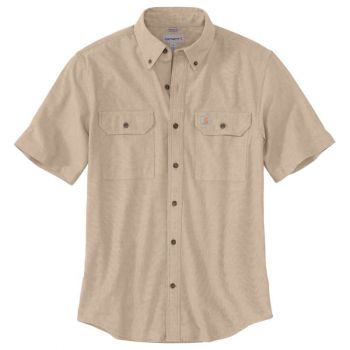 Men's Original Fit Midweight Short-Sleeve Button-Front Shirt