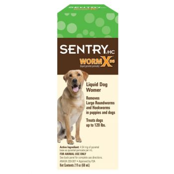 WormX Liquid Dog and Puppy Dewormer, 2 oz.