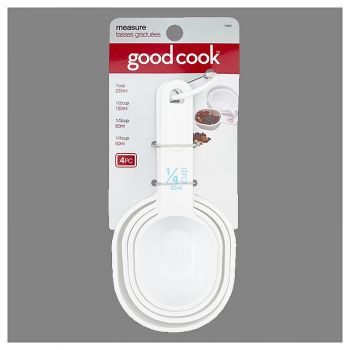 GoodCook Plastic Measuring Cup Set, 4 Pc.
