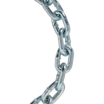 Chain Coil, Grade 30, Zinc, 3/16”x20’