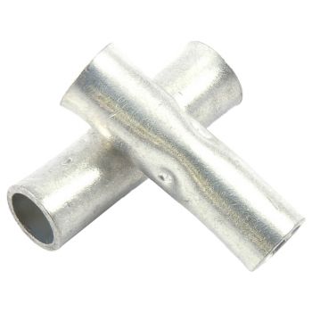 Butt Connector for #4 Cable, Premium Copper, 2-Pack