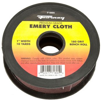 Emery Cloth Bench Roll, 180 Grit