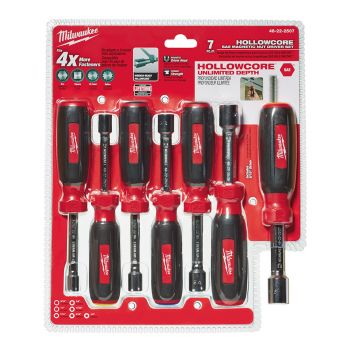 7 Pc. Magnetic HollowCore™ SAE Nut Driver Set