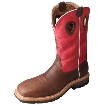 Twisted X Men's 12" Comp Toe Lite Western Work Boot - WP, 9D
