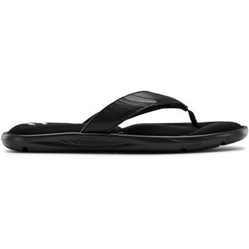 Men's UA Ignite III Sandals, Black / White, 12