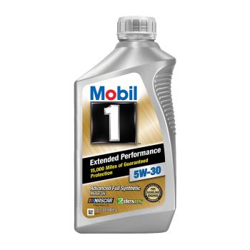Mobil 1 Extended Performance High Mileage Full Synthetic Motor Oil 5W-30, 1 Qt.