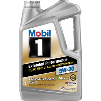 Mobil 1 Extended Performance Full Synthetic Motor Oil 5W-30, 5 Qt.