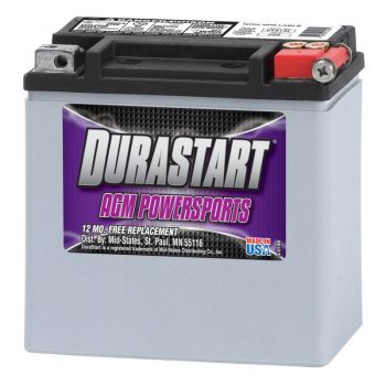 Durastart ETX Power Sport Battery - ETX14L - 220 CCA (Trade-In Required)