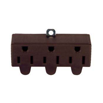 Eaton Swivel 3 Outlet Tap, Brown