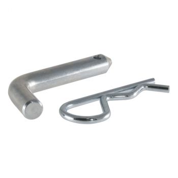 1/2" Hitch Pin (1-1/4" Receiver, Zinc, Packaged)