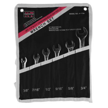 6 PC. Combination Wrench Set