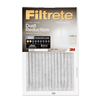 3M™ 301DC-H-6 Filtrete Dust-Reduction Pleated Furnace Filter, 16" x 25" x 1"