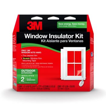 3M™ Outdoor Window Insulator Kit, 2 Windows