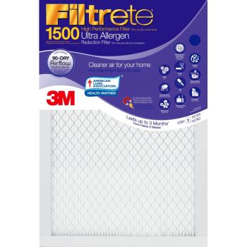 3M™ 2001DC-6 Filtrete Healthy Living Ultra Allergen Reduction Air Filter, 16" x 25" x 1"