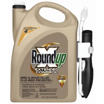 Roundup® Ready-To-Use Extended Control Weed & Grass Killer Plus Weed Preventer II with  Comfort Wand®, 1.1 Gal