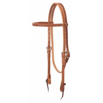Golden Brown Harness Leather Browband Headstall