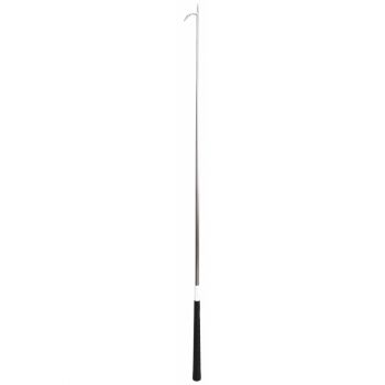 Aluminum Cattle Show Stick with Handle, Silver, 47"