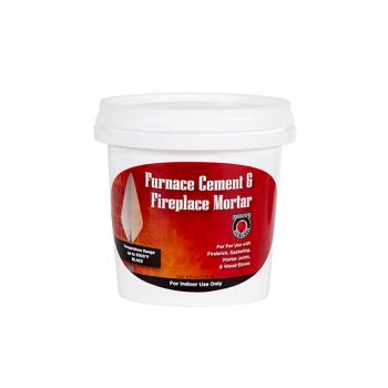 Meeco’s Red Devil Furnace Cement & Fireplace Mortar, 1/2 Pint