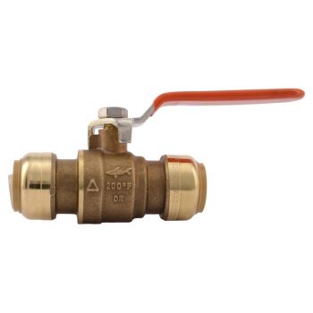 Sharkbite LF Compression Fitted Ball Valve, 3/4”