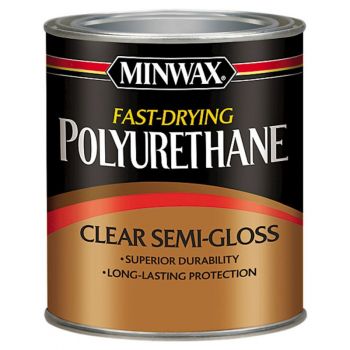 Minwax Polyurethane Varnish, Clear Semi Gloss, Qt