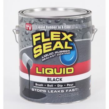 Flex Seal Liquid Rubber, Black, Gal.