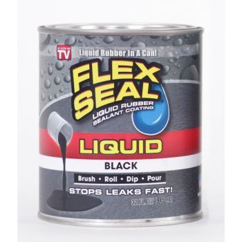 Flex Seal Liquid Rubber, Black, Qt.