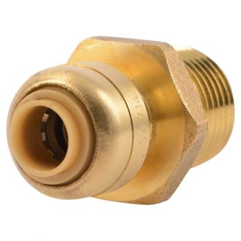 Sharkbite LF Reducing Male Connector, 1/4” x 1/2” MPT