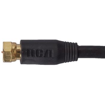 RG6 Coax Cable, Black, 3 ft.