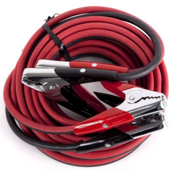 Professional Service Booster Cables, Black/Red, 2 Gauge, 24’