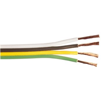 4-Conductor Bonded Parallel Trailer Wire, 25’