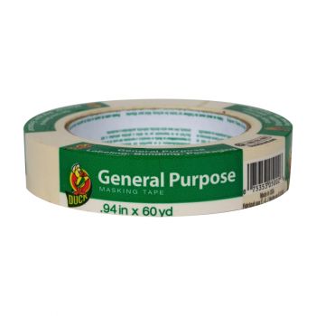 Duck® Brand General Purpose Masking Tape - Beige, .94 in. x 60 yd.