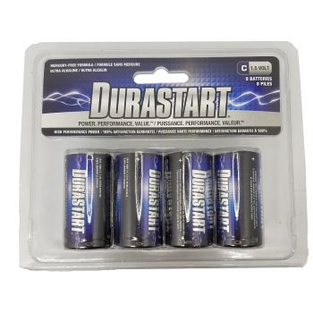 C Alkaline Batteries 8 pack