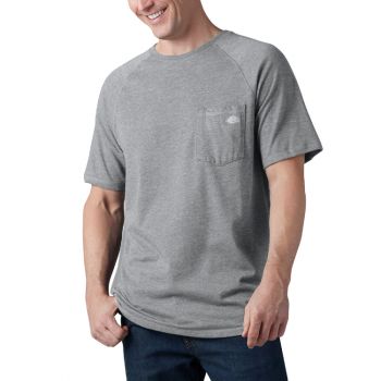 Dickies Men's Temp-iQ™ Performance Cooling T-Shirt, Heather Gray, M
