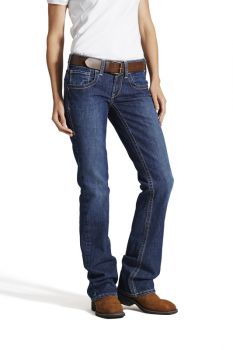 Women's FR Mid Rise Durastretch Basic Boot Cut Jeans - Blue Quartz