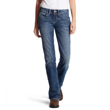 Women's FR Mid Rise Durastretch Entwined Boot Cut Jeans – Oceanside