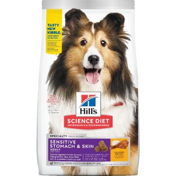 Hill's Science Diet Adult Sensitive Stomach & Skin Dry Dog Food, Chicken Recipe, 4 lb Bag