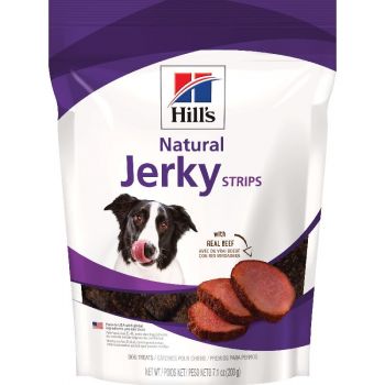 Hill's Natural Jerky Strips with Real Beef Dog Treat, 7.1 oz bag