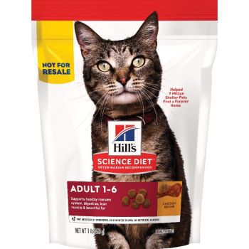 Hill's Science Diet Adult Dry Cat Food, Chicken Recipe, 7 lb Bag