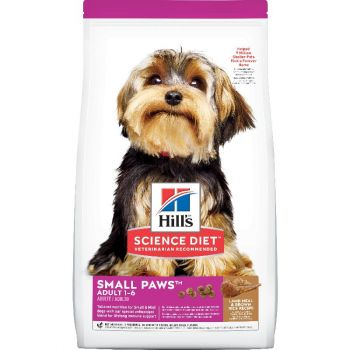 Hill's Science Diet Adult Small Paws Dry Dog Food, Lamb Meal & Brown Rice Recipe, 15.5 lb Bag