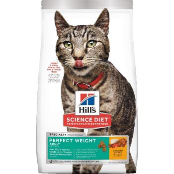 Hill's Science Diet Adult Perfect Weight Dry Cat Food, Chicken Recipe, 7 lb Bag