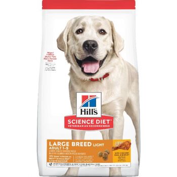 Hill's Science Diet Adult Light Large Breed Dry Dog Food, Chicken Meal & Barley, 30 lb Bag