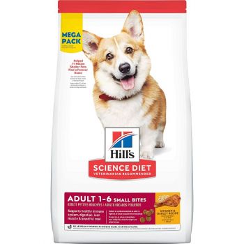 Hill's® Science Diet® Adult Small Bites Chicken & Barley Recipe Dog Food, Mega Pack, 45 Lbs.