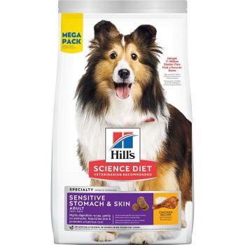 Hill's Science Diet Adult Sensitive Stomach & Skin Dog Food, Mega Pack, 36 Lb.