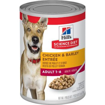 Hill's Science Diet Adult Canned Dog Food, Chicken & Barley Entrée, 13.1 oz