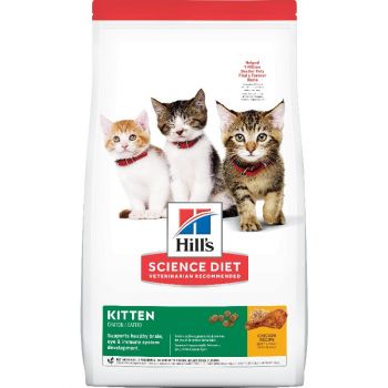 Hill's Science Diet Kitten Dry Cat Food, Chicken Recipe, 3.5 lb Bag