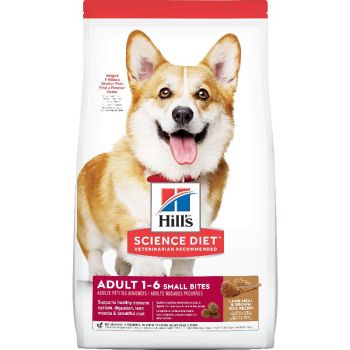 Hill's Science Diet Adult Small Bites Dry Dog Food, Lamb Meal & Brown Rice Recipe, 4.5 lb Bag