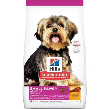 Hill's Science Diet Adult Small Paws Dry Dog Food, Chicken Meal & Rice Recipe, 4.5 lb Bag