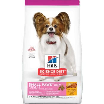 Hill's Science Diet Adult Light Small Paws Dry Dog Food, Chicken Meal & Barley, 4.5 lb Bag