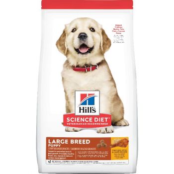 Hill's Science Diet Puppy Large Breed Dry Dog Food, Chicken Meal & Oats Recipe, 15.5 lb Bag