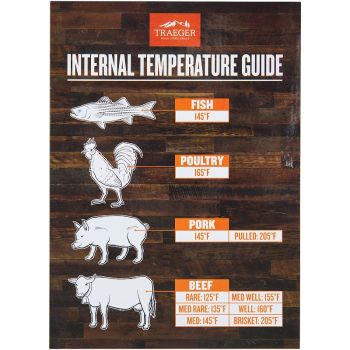 Traeger Internal Temperature Guide Grill Magnet